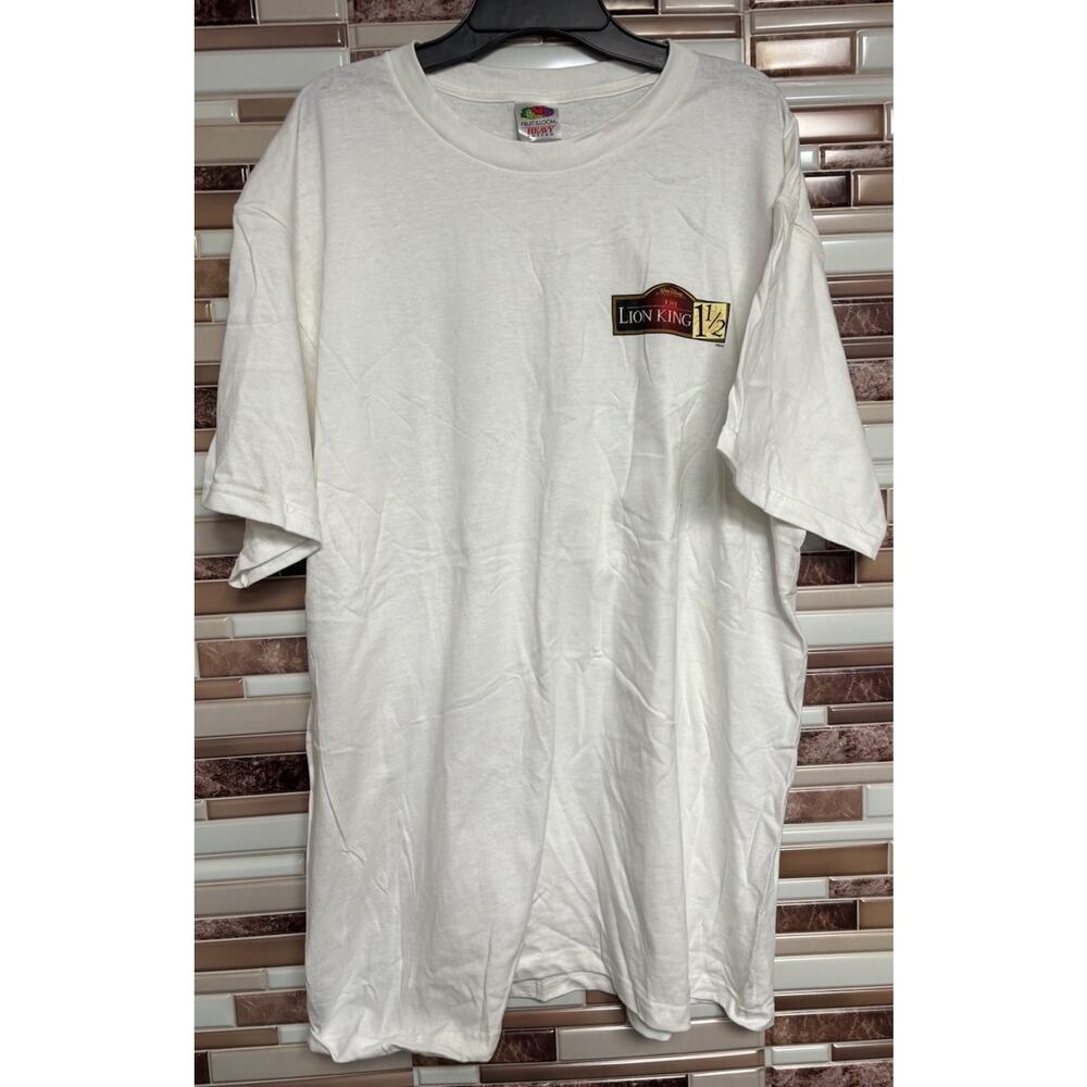 Y2K Lion King 1 1/2 Movie Promotional T Shirt L Large Fruit of the Loom